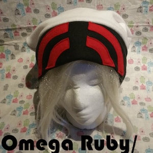 Handmade Pokemon Trainer Brendan Manga/Sapphire/Ruby/Emerald/Omega Ruby/Alpha Sapphire Inspired Fleece Hat - Choose You Color! image 5