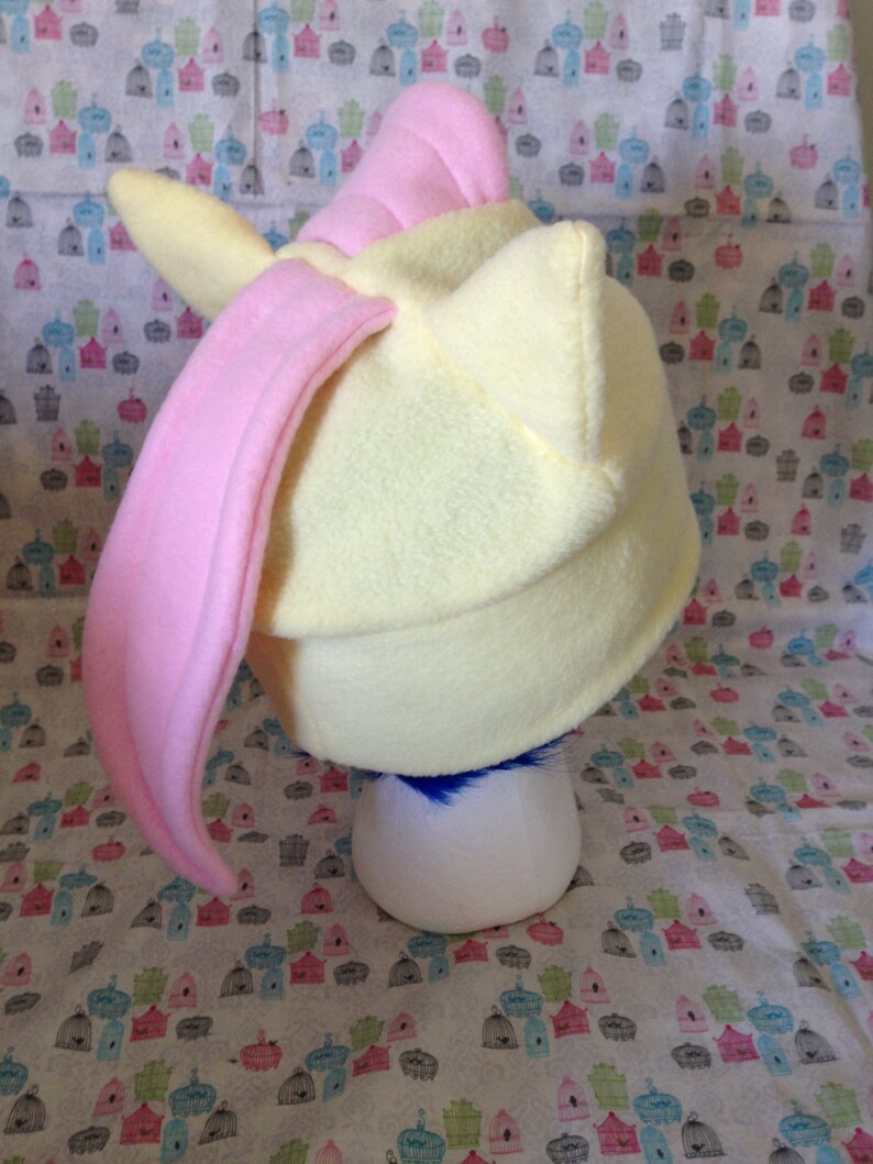 Fluttershy from My Little Pony: Friendship is Magic Inspired Fleece Hat Handmade image 2