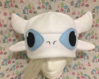 Light Fury from How to Train Your Dragon Inspired Fleece Hat Handmade
