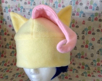 Fluttershy from My Little Pony: Friendship is Magic Inspired Fleece Hat Handmade