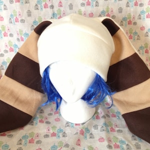 Handmade Lemur with Giant Ears Inspired Fleece Hat