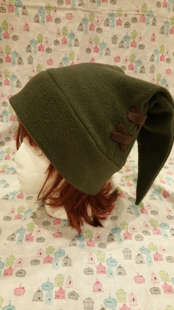 Link from Zelda Inspired Fleece Hat Handmade