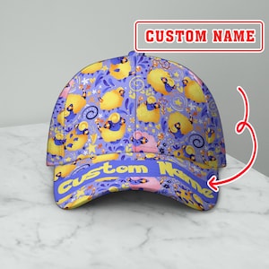 Personlig Mareep-keps Anpassat namn Canvas-keps Unisex justerbar keps Söt fårmönster hatt Mareep-hatt gåvor