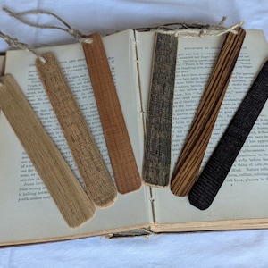 EXOTIC WOOD BOOKMARKS Pick 3