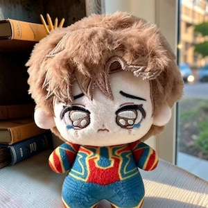 10cm Marvel Spider Man Tom Holland Plushie Peter Parker Cute Cosplay Stuffed Doll Keychain Pendant Fan  Fan Gift Superhero Plush Doll