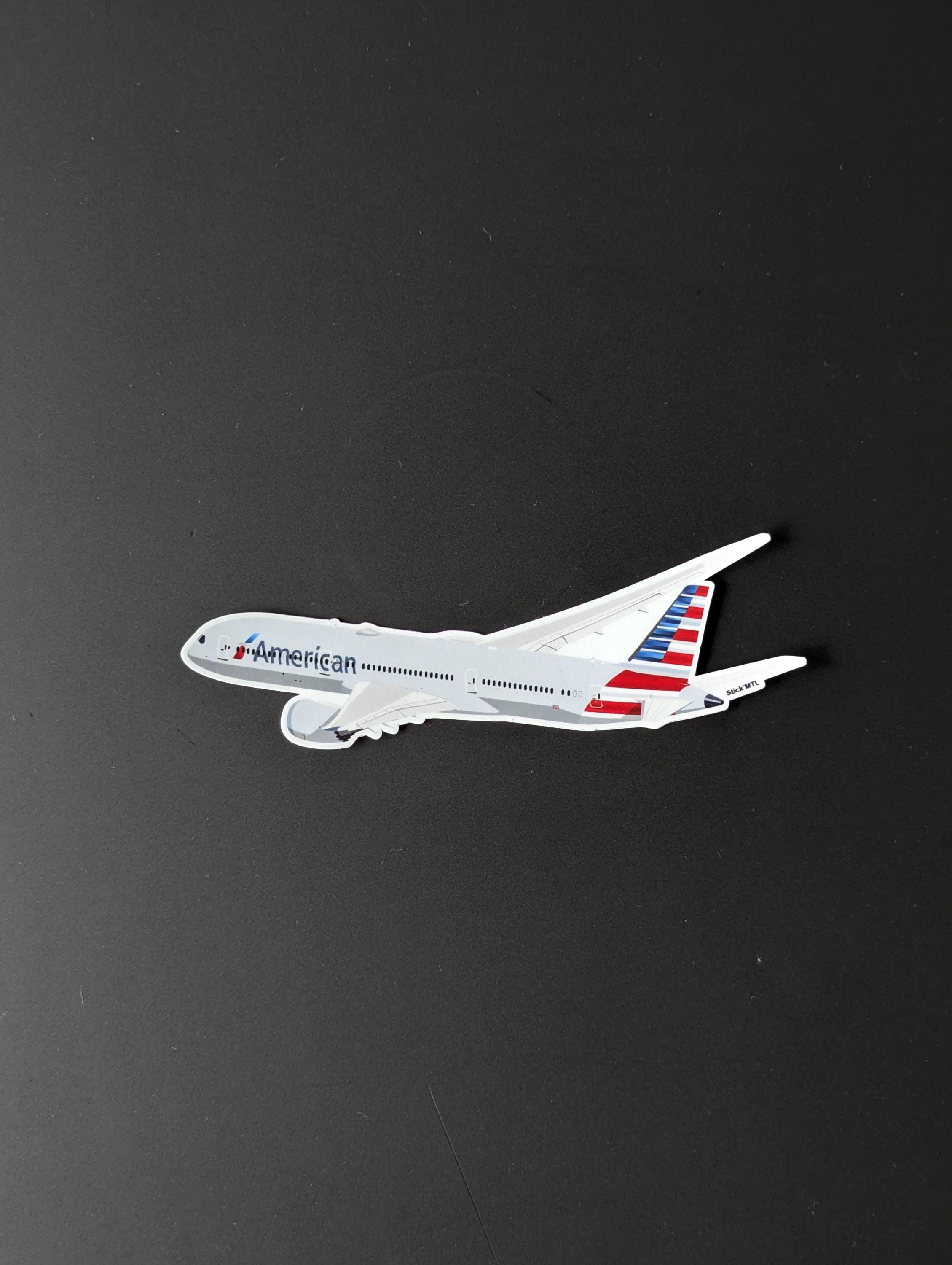American Airlines Plane Sticker - Etsy