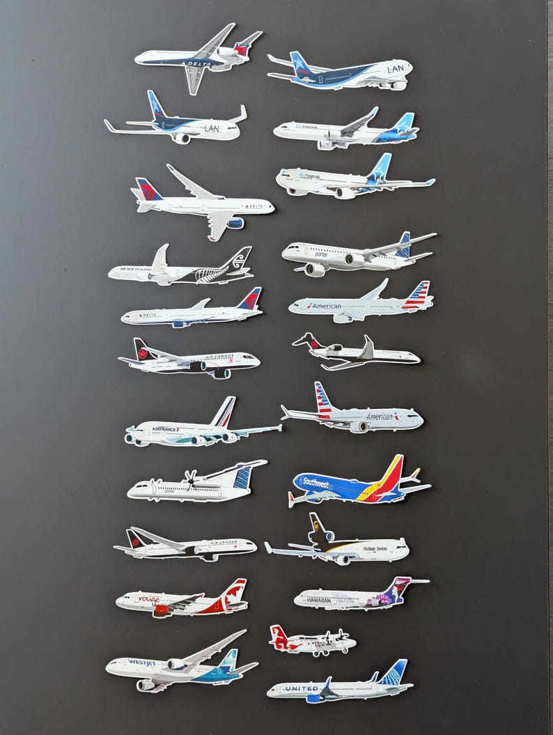 Airplane Sticker Air Canada Express Jazz Aviation CRJ-900 Super Matte ...