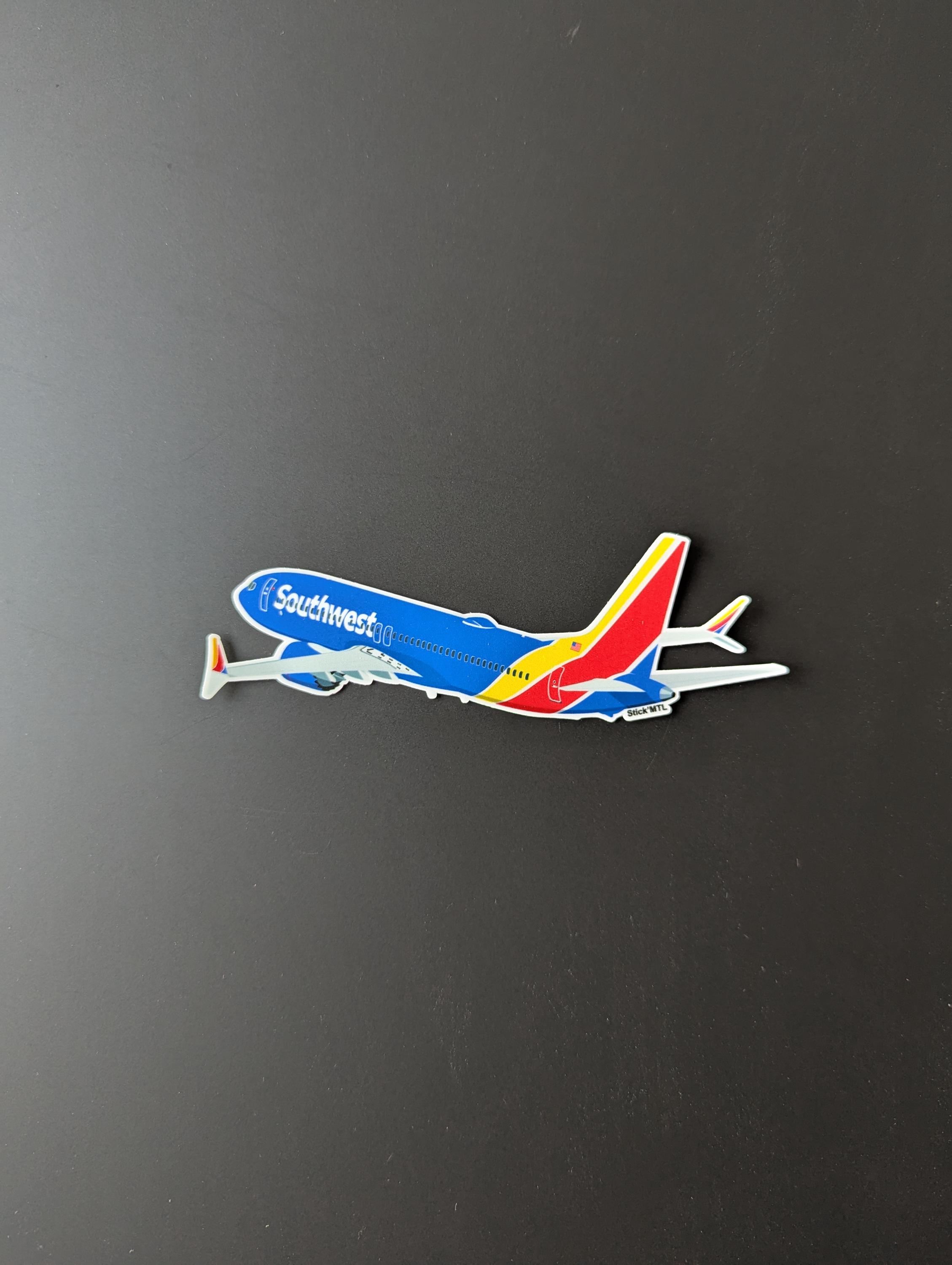 Swothwest Sticker Airplane Sticker Southwest Airlines B737 Super Matte Vinyl *mix and ...