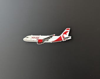 Airplane sticker Air Canada Rouge A319 Super matte vinyl *mix and match
