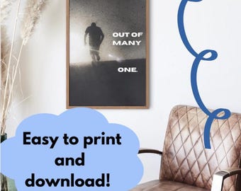 Own The Run digital poster motivational XC runner print track and field wall decor running quote download printable motivational art