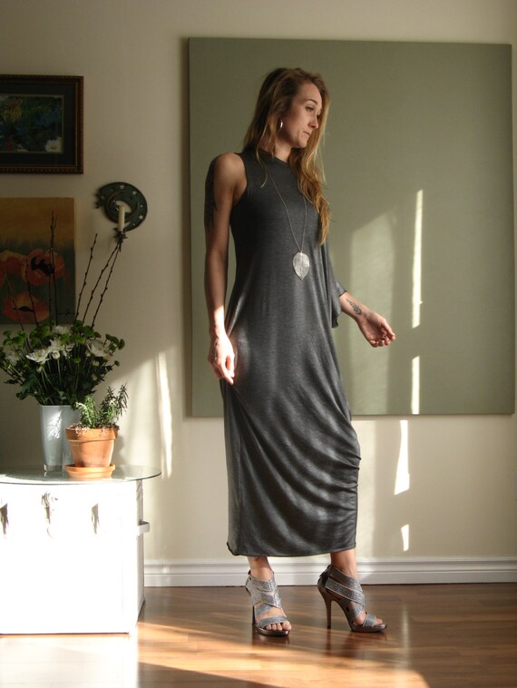 Boho off Shoulder Kaftan Asymmetric 