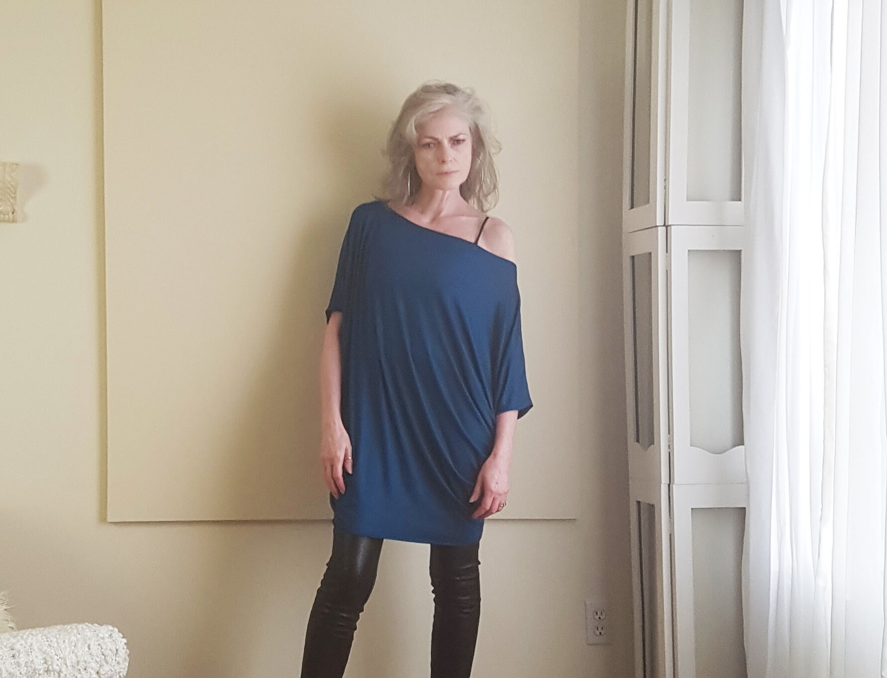 open lace back dress Oversized Shirt Dress  120percento Lino USA