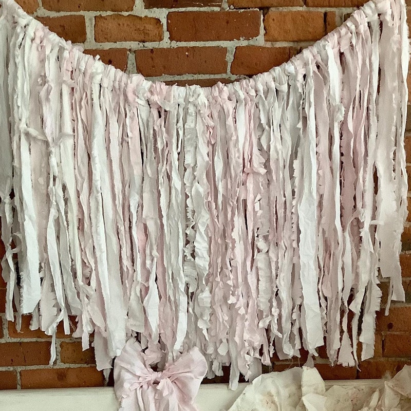 Rag Curtain - Etsy