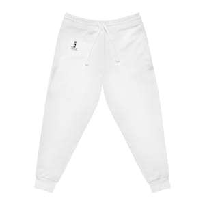 BMH Fit Gear White Athletic Joggers for Men