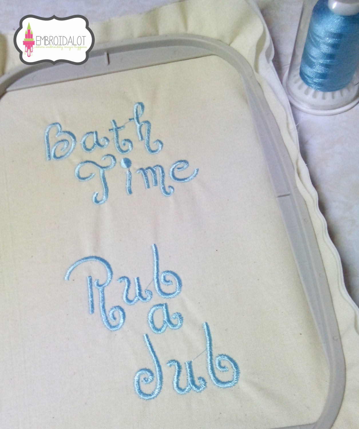 Bath embroidery design. 4 x 4 Bath time machine embroidery Etsy