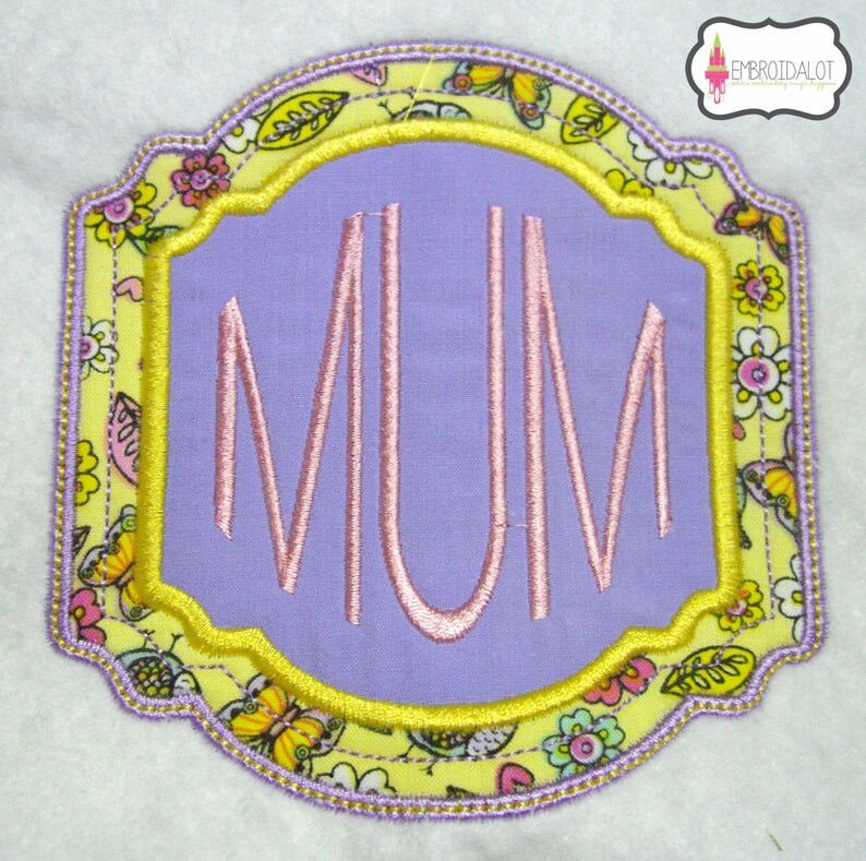 Monogram frame applique jessecmault design set 4 styles 3 etsy Monogram frame applique jessecmault design set 4 styles 3 etsy