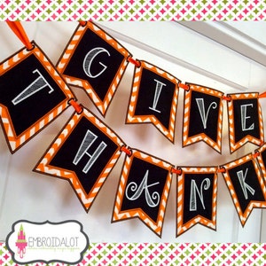 Bunting embroidery design. Made in the hoop. Made ITH embroidery in 3 sizes. Embroidery project or photo prop.
