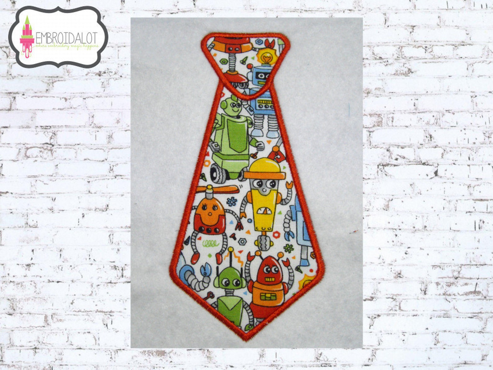 Tie Applique Embroidery Design. Cute Tie Embroidery. Fun Boys Etsy