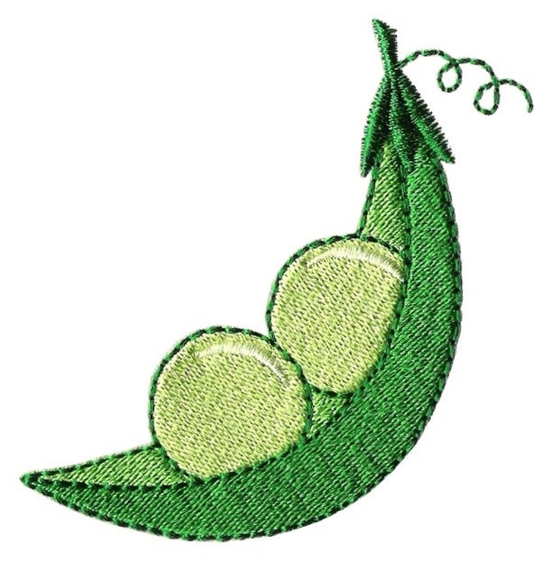 Twins Machine Embroidery Design Set. Super Cute Baby Pea Etsy