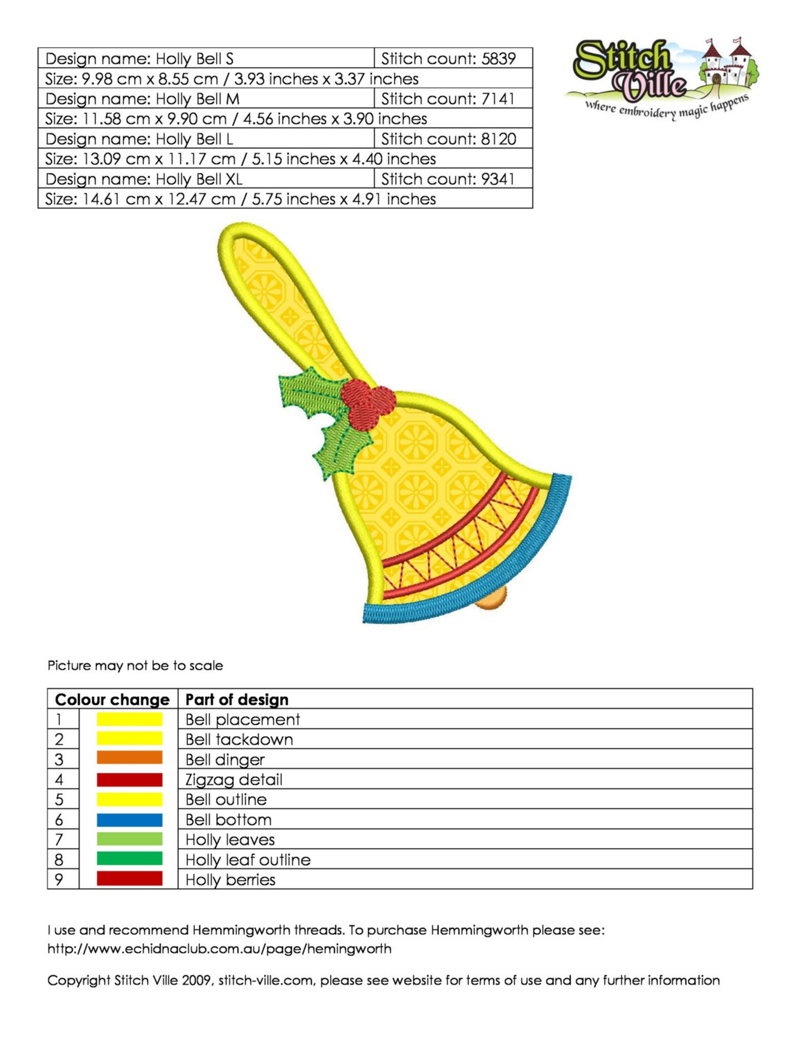 Christmas Bell Applique Embroidery Design. Christmas Applique - Etsy