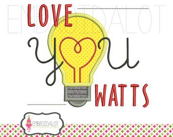 Geek love applique design. Love embroidery design, fun geek applique embroidery, science embroidery download, Funny valentines embroidery.