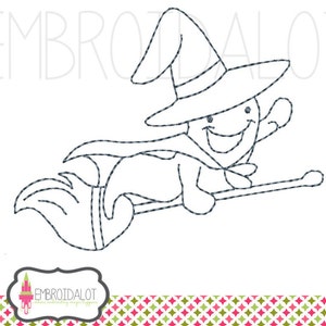 Ghost machine embroidery design. Redwork embroidery friendly ghost embroidery, 4 x 4 size. Fun halloween embroidery.