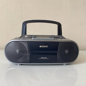 Sony CFD-S01 vintage - Boombox - Reproductor de CD portátil - Reproductor de casetes - Radio