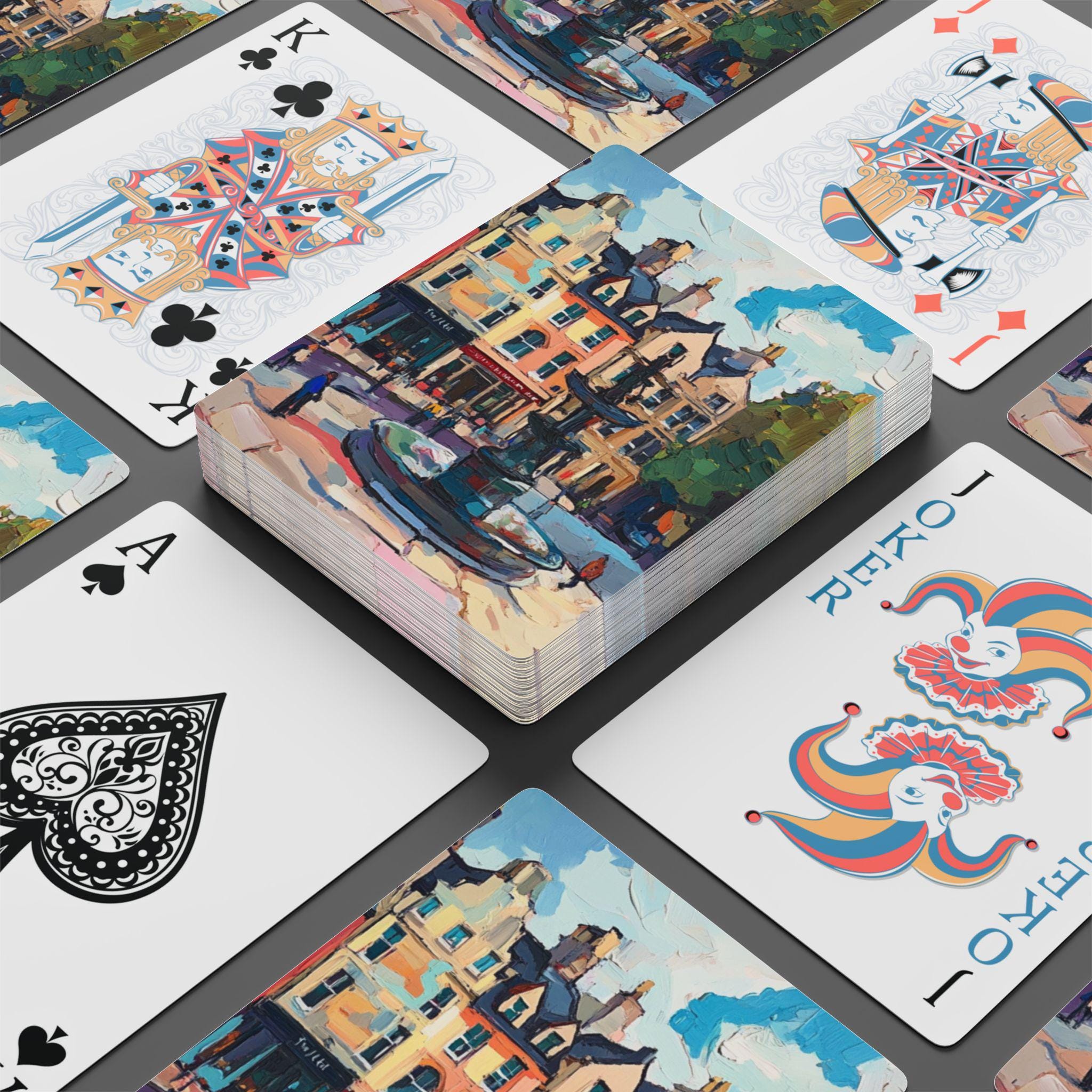 Rome Colosseum Playing Cards - 52 Poker Size Deck With Jokers