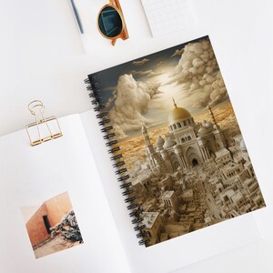 Israel Spiralblock - Liniert Linie, Perfekt für Journaling, Planung, Reisen, Schulbedarf, Geschenk für Studenten, lustiges Skizzenbuch