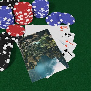 Juego de cartas de póker de Perú, decoración única para una noche de juegos, regalo para gamers, juego de cartas retro, artículos esenciales para una noche de póker, regalo de apuestas