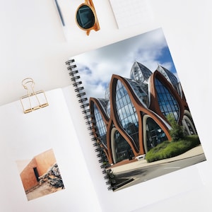 United Kingdom Architecture Spiral Notebook - Architectural Design, Aesthetic Journal for Creativity, Unique Gift for Students, Supplies,