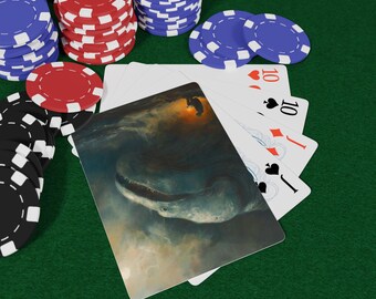 Leviathan Life pokerspeelkaartenset, uniek cadeau voor gamers, woondecoratie, game-avondbenodigdheden, ideaal voor verzamelaars, pokergame-avond