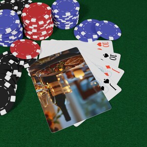 Carte da gioco Wine and Dine - Mazzo da pranzo gourmet, vini pregiati e delizie culinarie, carte per gli amanti del cibo e del vino, divertimento con le carte da gioco del poker