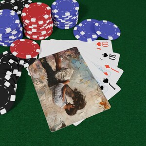 Love of Her Life Playing Cards - Romantic Deck, Heartfelt Love Art Cards, Sentimental Poker Set, Gift for Couples & Romance Lovers