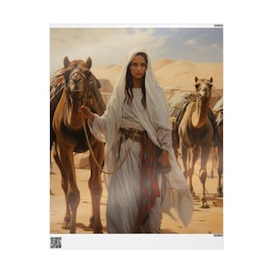 Arabian Life Wrapping Paper - Unique Gift Wrap for Special Occasions, Birthday, Baby Shower, Holidays, Wedding, Art Lover Gift Wrap