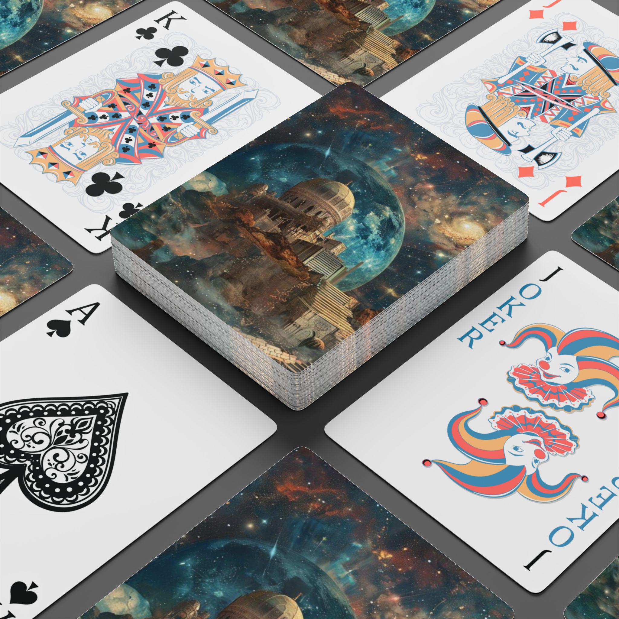 Astral Observatory Playing Cards - Cosmic Fantasy Deck, Celestial Art ...