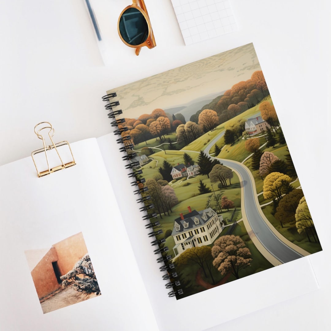 Virginia Spiral Notebook - Ruled Lines, Nature Lover's Journal, Artist ...