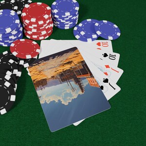 Naipes de póker Ghost Town, juego de cartas único, perfecto para la noche de juegos, cartas de arte coleccionables, regalo de póker, juegos de cartas para la noche de juegos