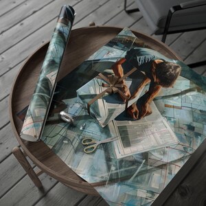 Architect Wrapping Paper | Unique Gift Wrap for Special Occasions, Creative Gift Packaging, Eco-Friendly Printing, Holiday Gift Wrapping,