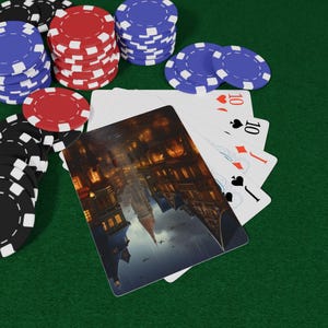 Naipes de póker de Alemania: diseño elegante, regalos divertidos para la noche de juegos, coleccionables únicos, temática de casino, juegos de cartas, naipes