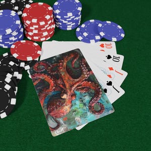 Shark Playing Cards - Ocean Predator Deck, Fierce Marine Life Art