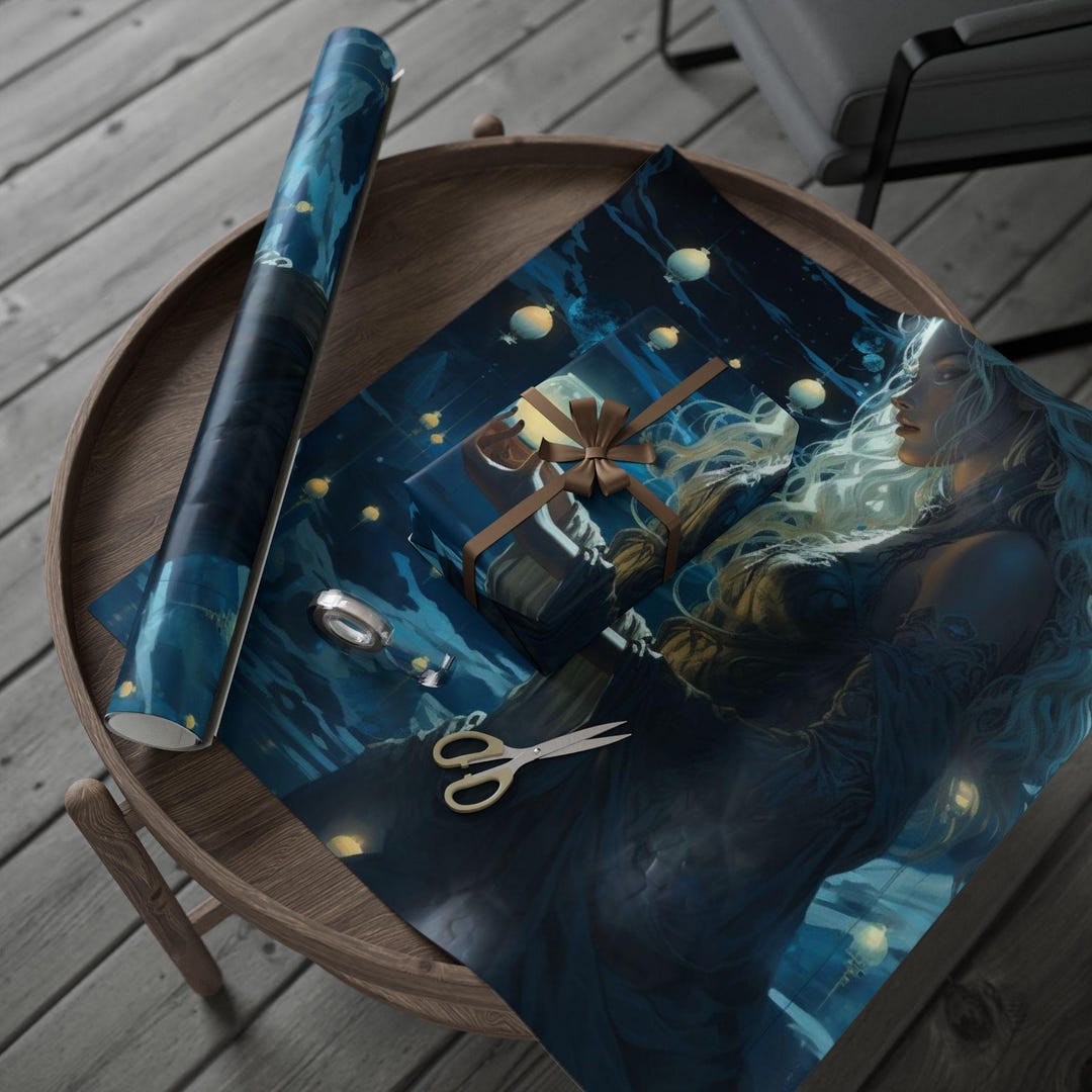 Labyrinth Rice Paper Luminous Labyrinth Wrapping Paper, Ethereal Gift Wrap, Magical Decor ...