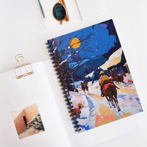 Valley Forge Spiral Notebook - Ruled Line, History Journal, Revolutionary War Diary, Travel Gift Idea, Heritage Planner, Patriotic Art.