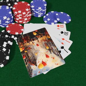 Speelkaartenset Belgium Celebrations - Levendig feestthema, perfect cadeau voor gamers, thuisfeesten, familiespelavonden, casino-avond