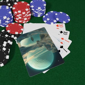 À la découverte d'Uranus : anneaux de glace, paysages de géantes gazeuses et merveilles de l'espace, jeu de cartes astronomie, soirée jeux, soirée poker