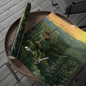 Great Smoky Mountains Wrapping Paper Roll, Eco-Friendly Gift Wrap for Birthdays, Holidays, Events, Sustainable Gift Packaging, Gift Wrap