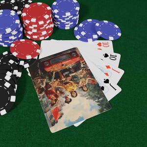Vietnam Celebrations Pokerspeelkaartenset, uniek kaartspelcadeau, verzamelobject retrostijl, game-avondbenodigdheden, casinodecor