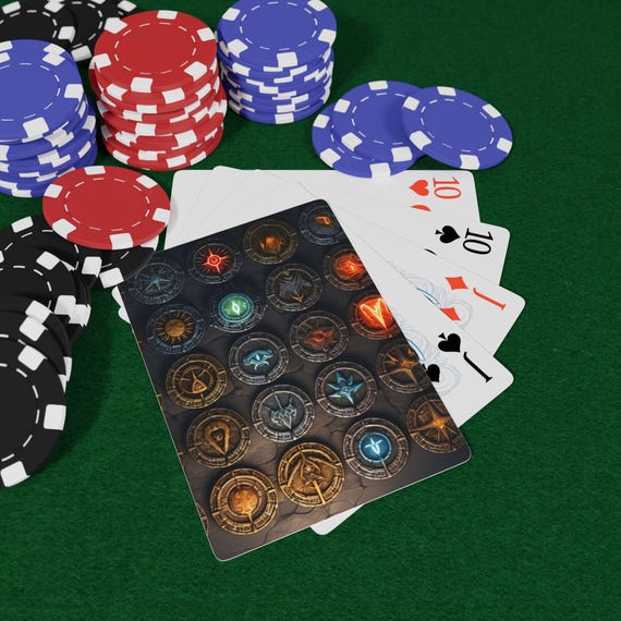Jeu De 10 Cartes à Jouer Vintage Casino Illinois – Collection
