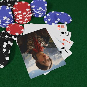 Set di carte da gioco Austria Culture Poker, gioco di carte unico, regalo per giocatori, arredamento rustico, design retrò, intrattenimento domestico