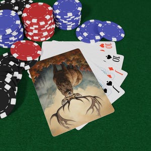 Cartas de Baralho Elk Poker - Noite de Jogos Única, Presente para Jogadores, Jogos de Cartas, Noite de Cassino, Festa de Pôquer, Diversão em Família, Cartas de Baralho, Noite de Jogos